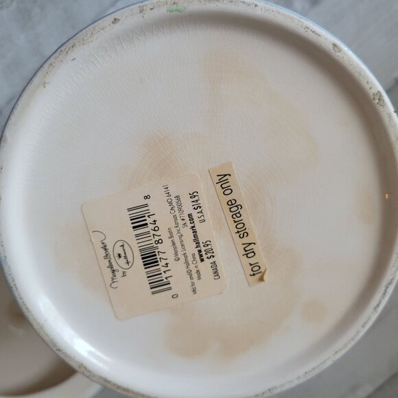 Butterfly Floral Ceramic Storage Jar Canister Lidded Nature Marjolein Bostin - Picture 3 of 10